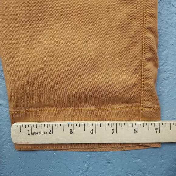 Cabi Cargo Pants Women's 6 Paper Bag Chino Cashew Brown Canvas High Rise no belt - Picture 15 of 15
